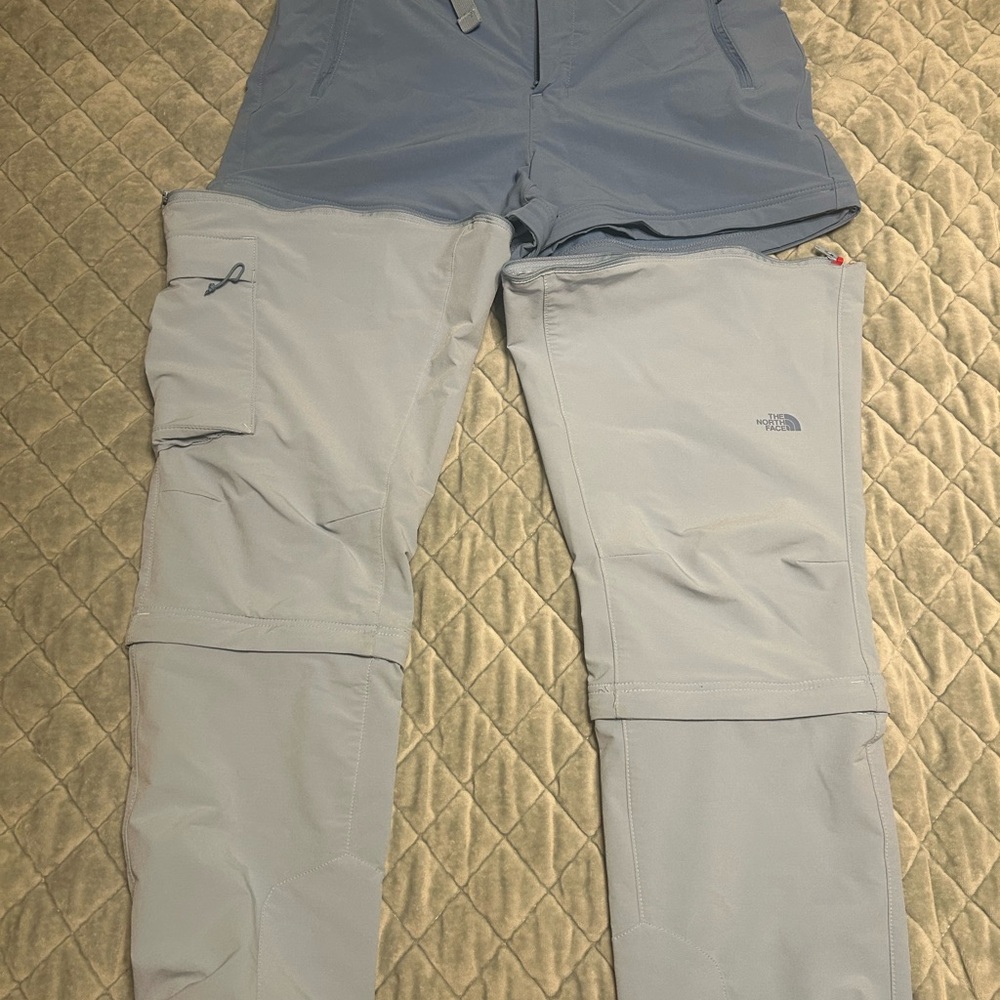The North Face Gray Convertible Hiking Pants
